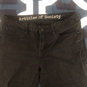 Articles of society black skinny jeans